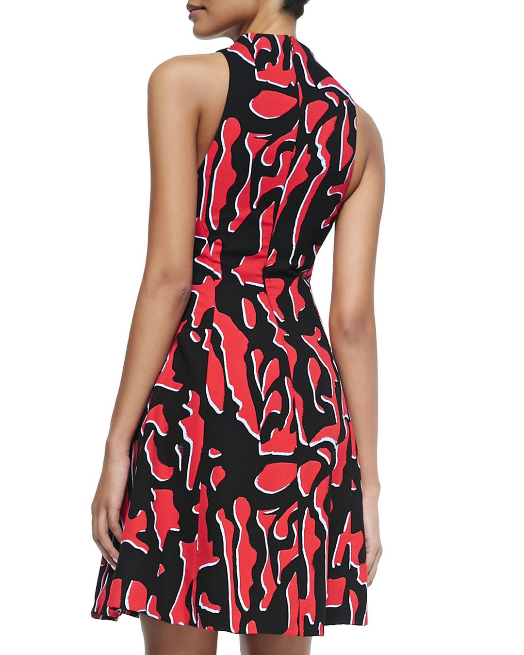 Proenza Schouler Knee-Length Dress Multi Print Size 8 for rent on The Volte - main image