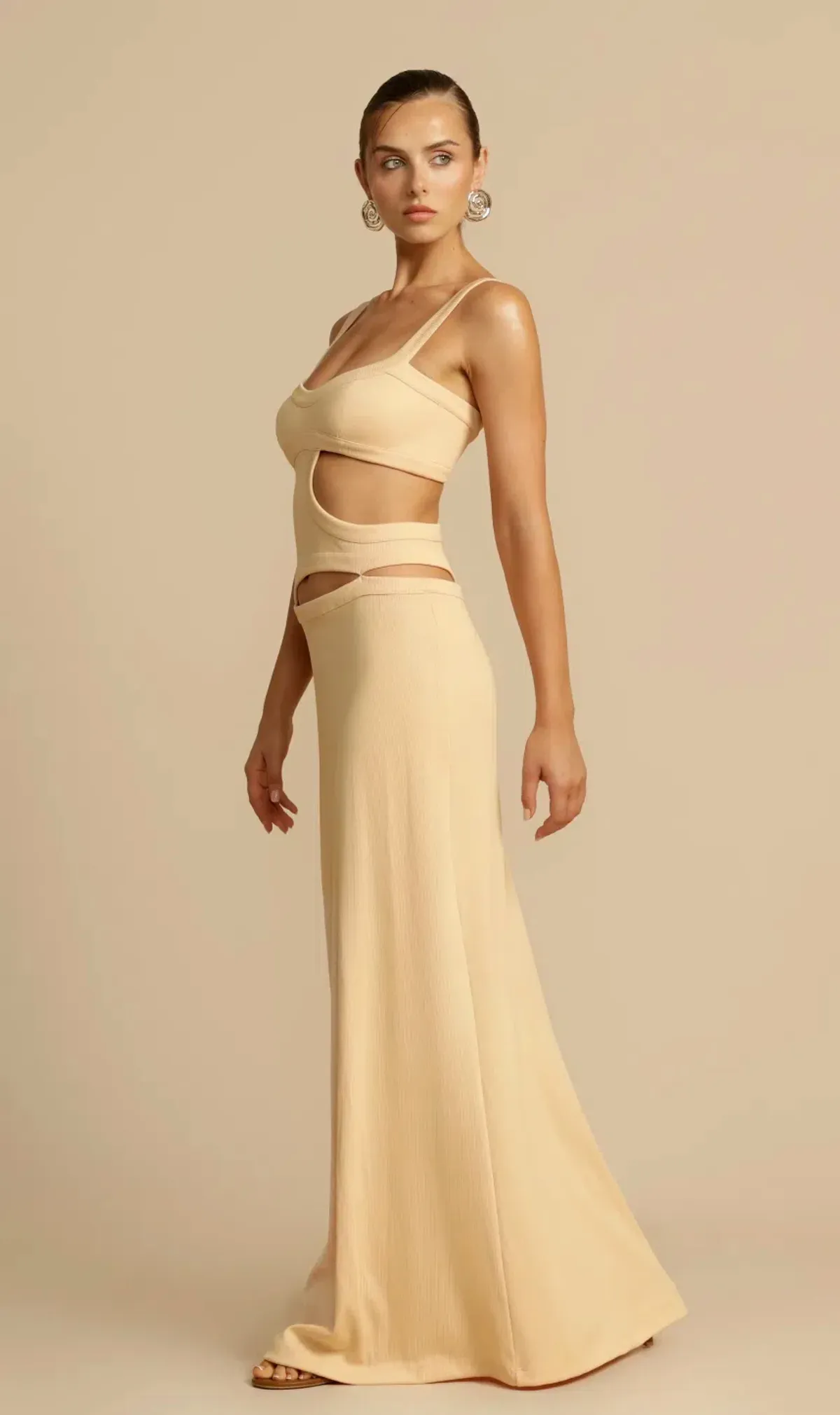 Arcina Ori Jetta Dress in Butter Size 6 - Image 5