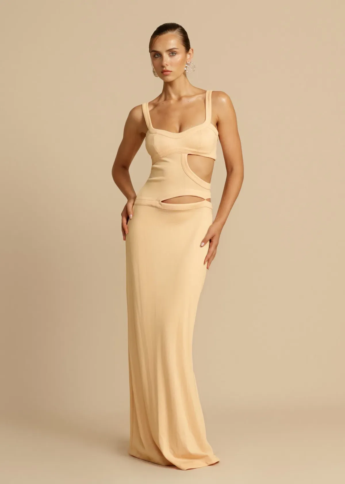 Arcina Ori Jetta Dress in Butter Size 6 - Image 1