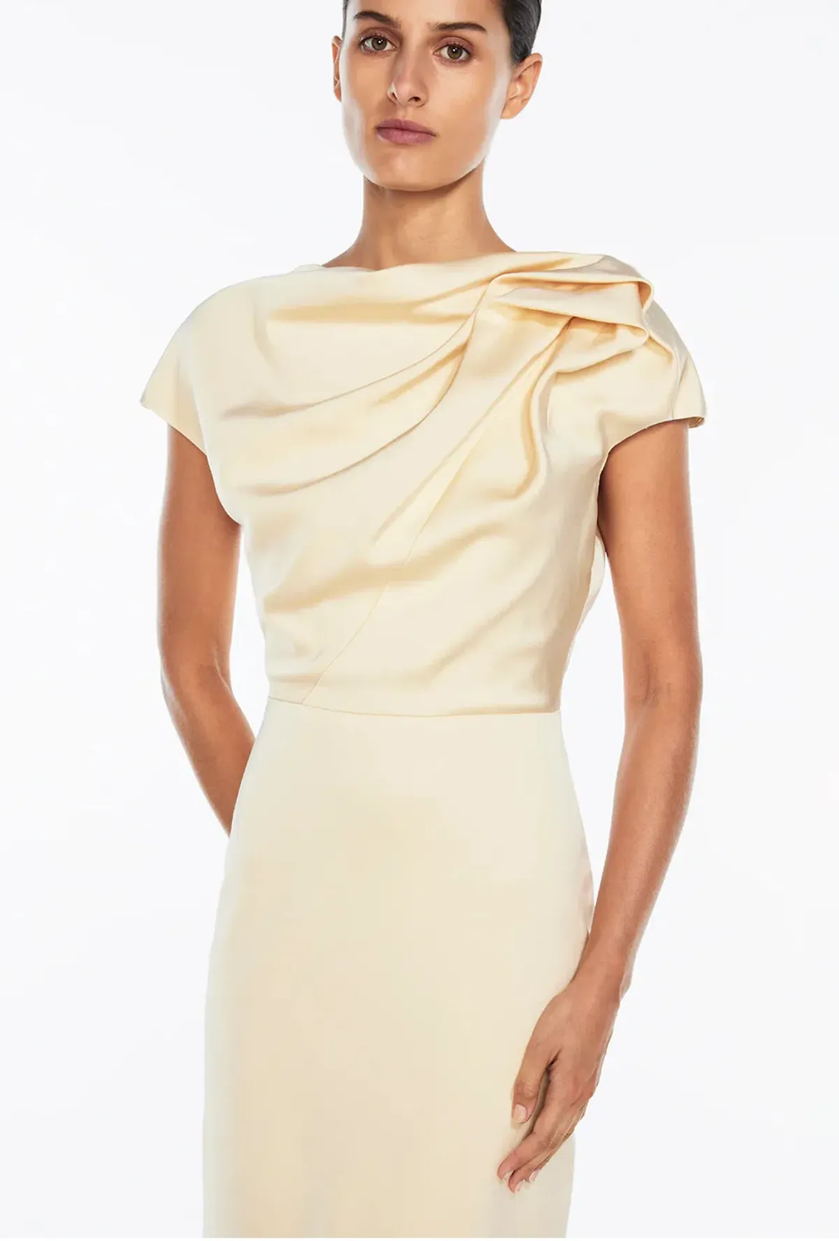 Manning Cartell Grand Illusion Maxi Gown Butter Size 10 - Image 4