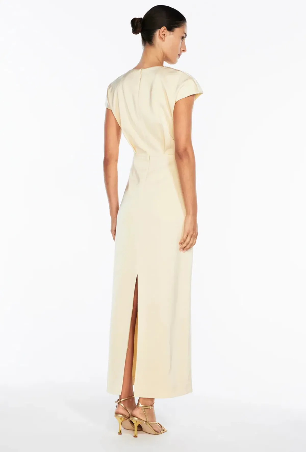 Manning Cartell Grand Illusion Maxi Gown Butter Size 10 - Image 3