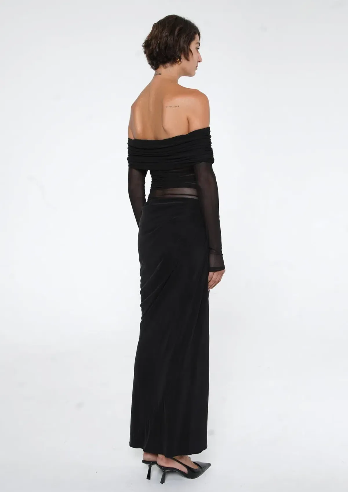 Benni Yasmin Maxi Dress Black Size 6 - Image 3
