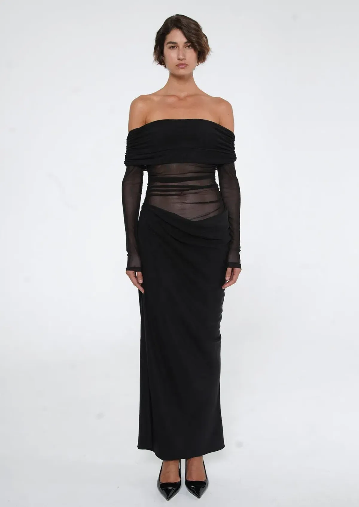 Benni Yasmin Maxi Dress Black Size 6 - Image 1