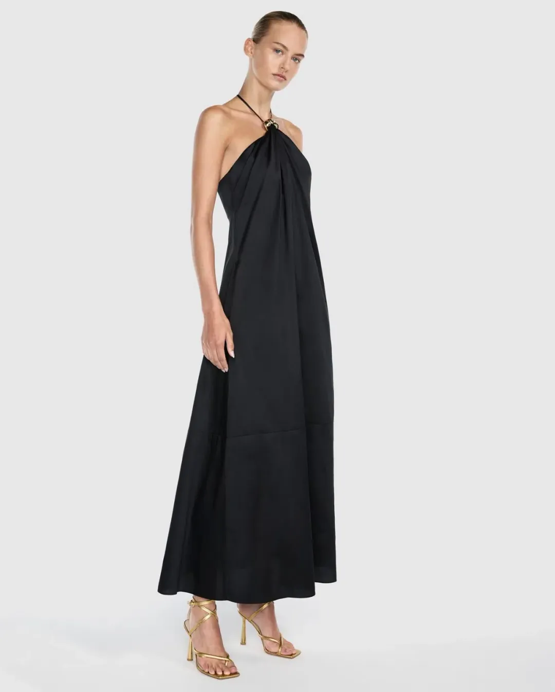 Manning Cartell Heart Lines Trapeze Maxi Dress - Black - Size 8 for rent on The Volte - main image
