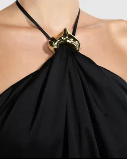 Manning Cartell Heart Lines Trapeze Maxi Dress - Black - Size 8 for rent on The Volte - image 4