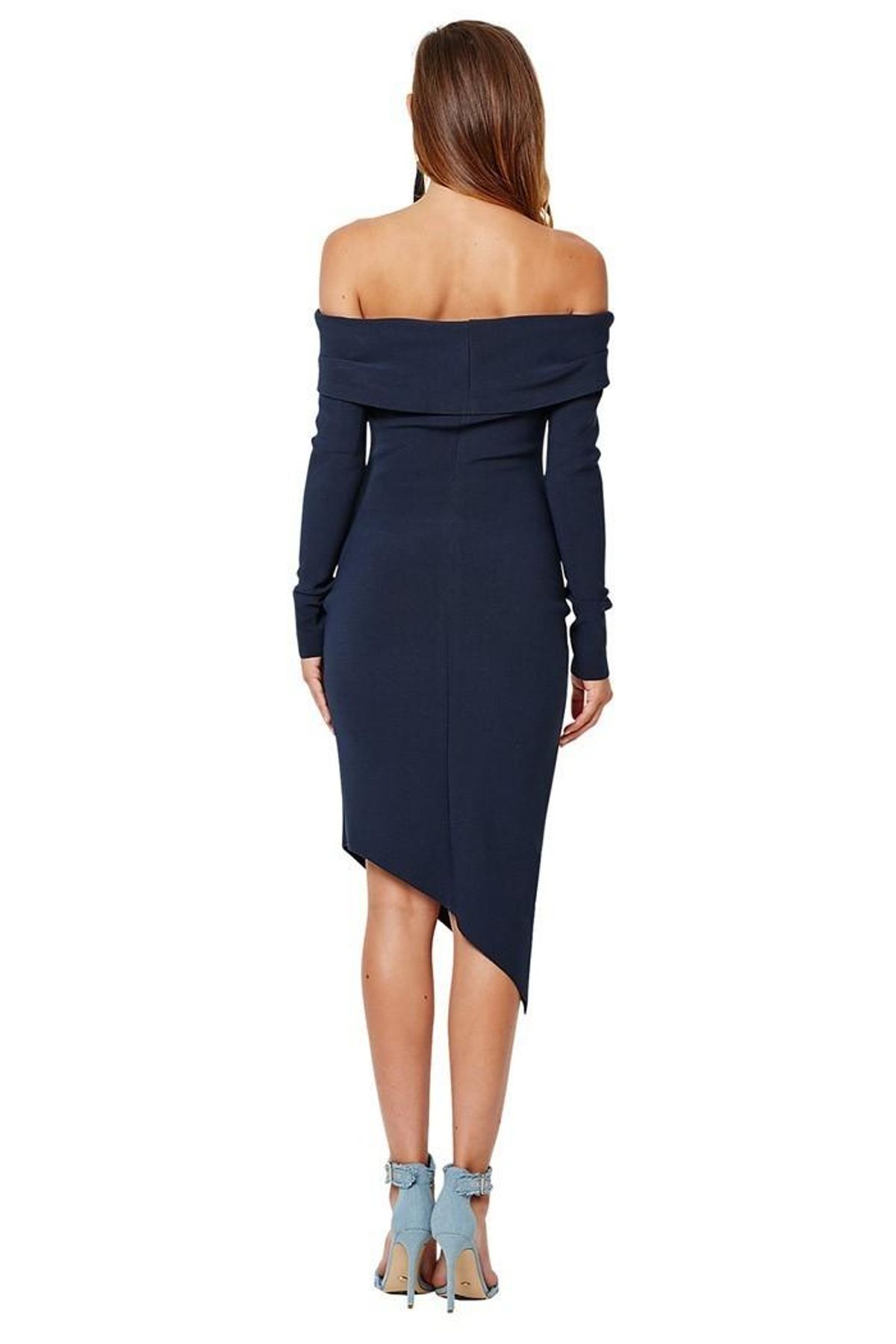 Bec & Bridge Florence Long Sleeve Dress Navy Size AU 6 - Image 2