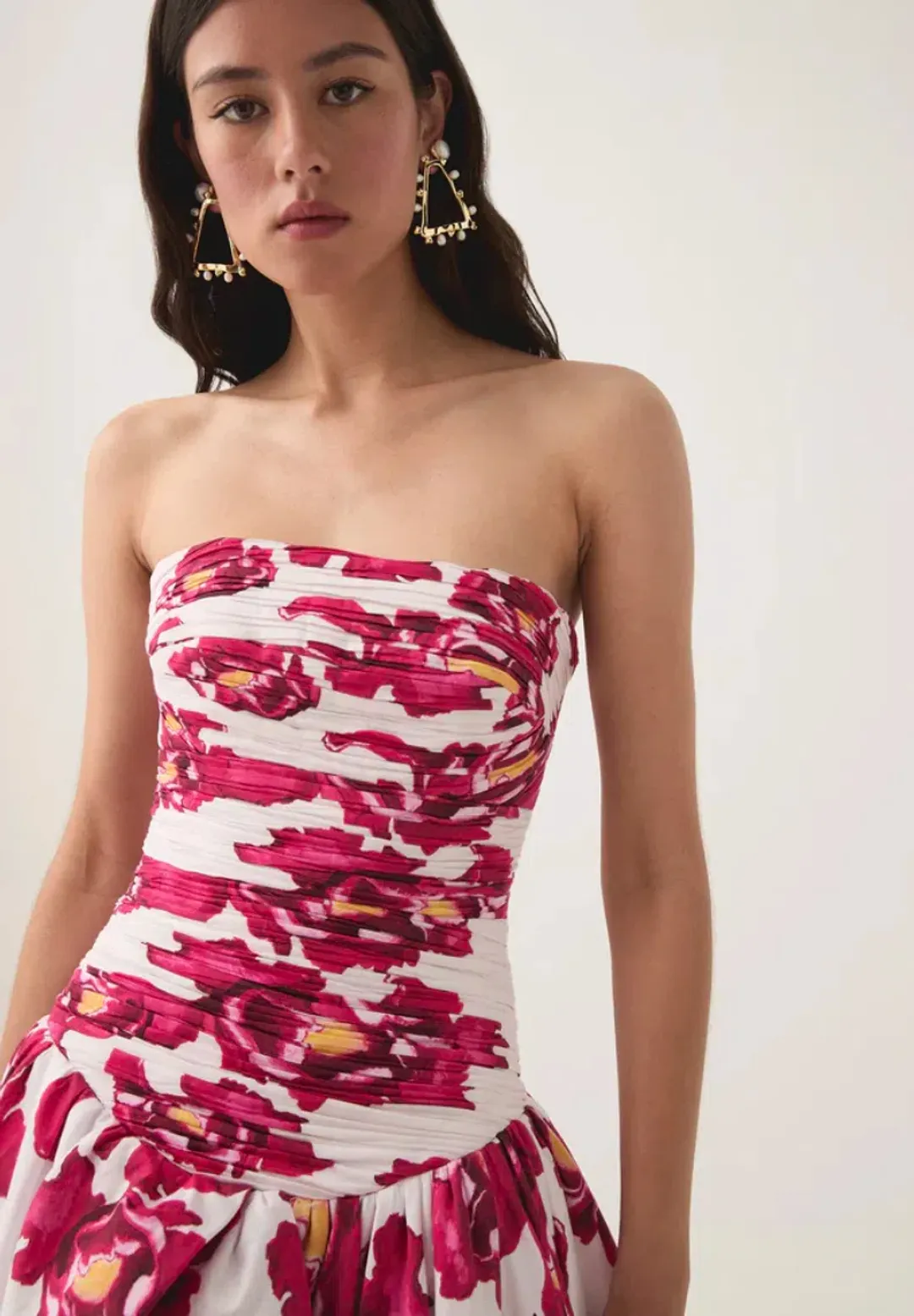 Aje Behold Maxi Dress Boldly Blooming Size 6 for rent on The Volte - main image