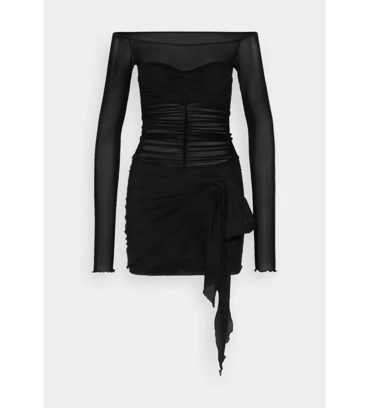 Bec & Bridge Marina Long Sleeve Mini Dress Black Size XS / AU 6 - Image 6