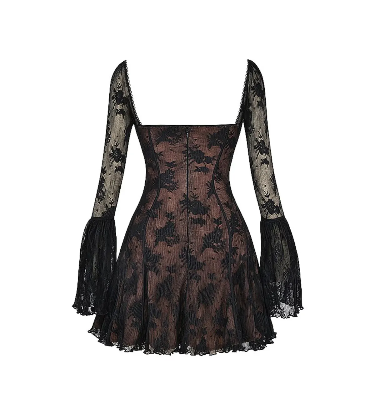 House of CB Analissa Black Lace Corser Mini Dress Size AU 6 - Image 7