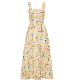 Palm Noosa Rosa Midi Dress in Verano Yellow Size AU 8 for rent on The Volte - image 5