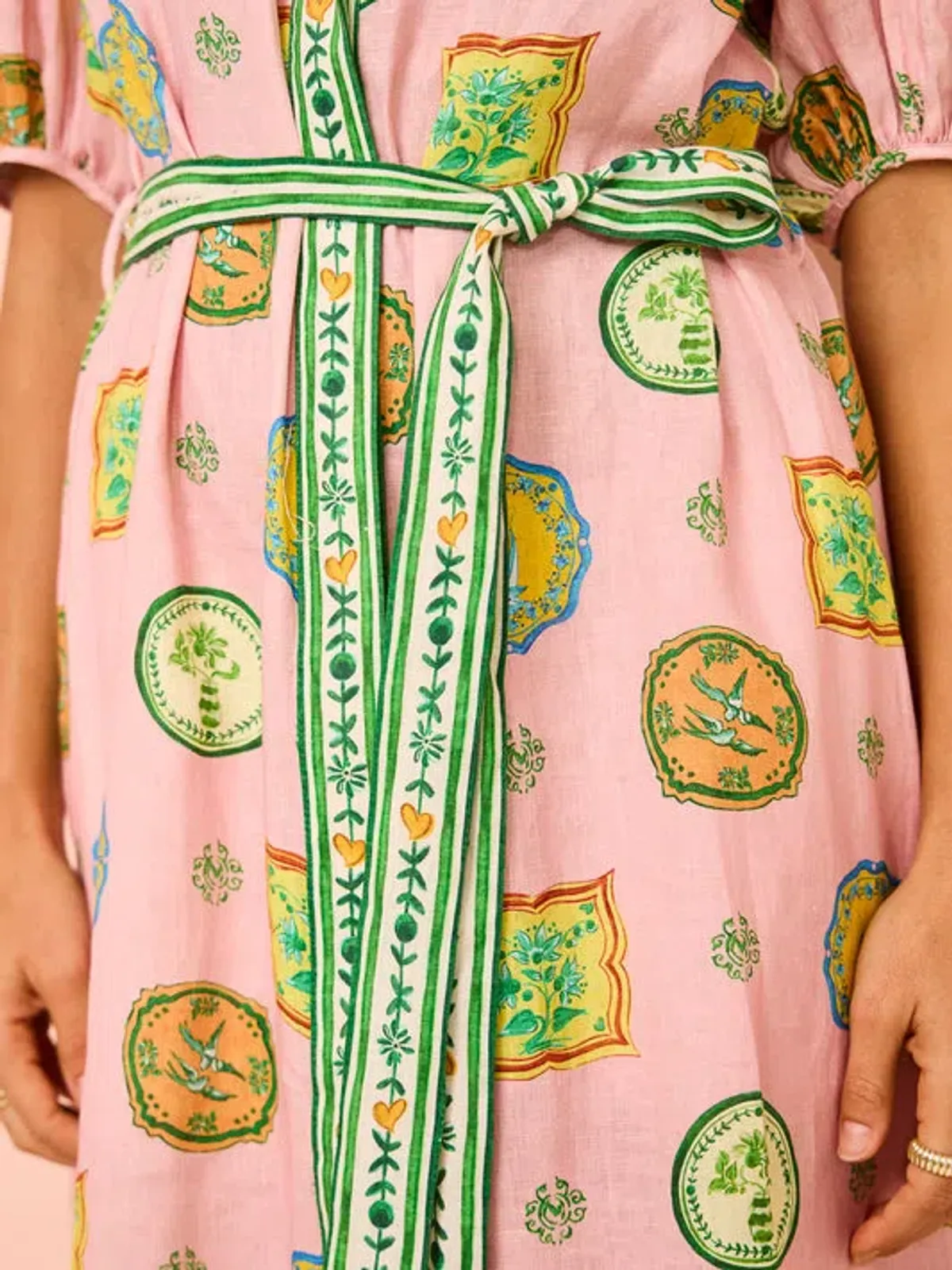 Alemais Porcelain Shirtdress Multi Size 10 - Image 5