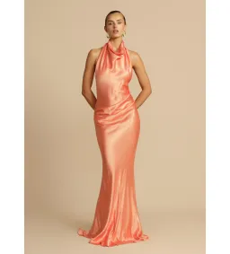 Arcina Ori Gaia Dress Papaya Size 8 for rent on The Volte - image 1