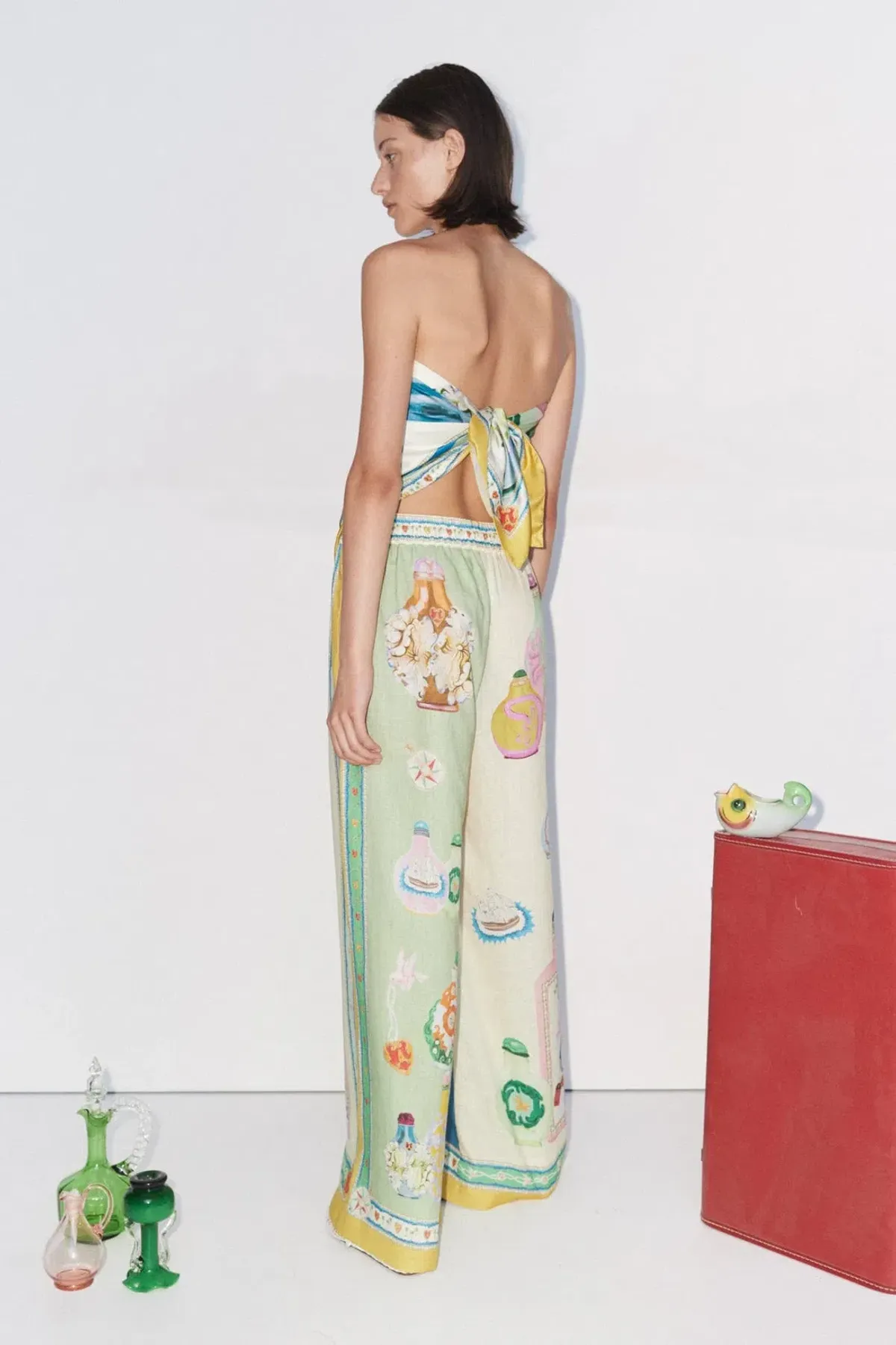 Alemais Elixir Scarf And Pants Set Multi Print Size 8 - Image 2