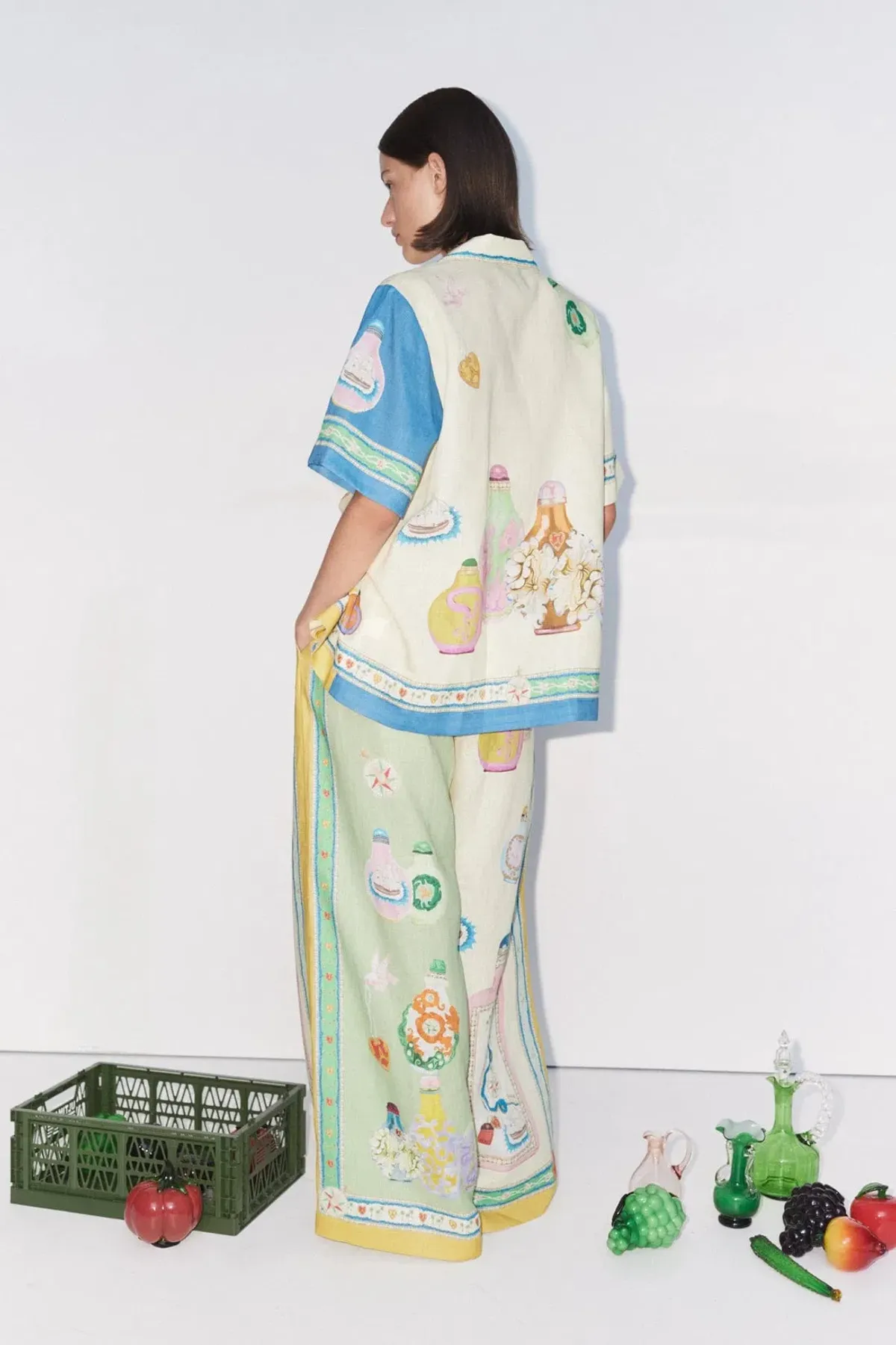 Alemais Elixir Shirt Size 6 And Pant Size 8 Set Print - Image 3
