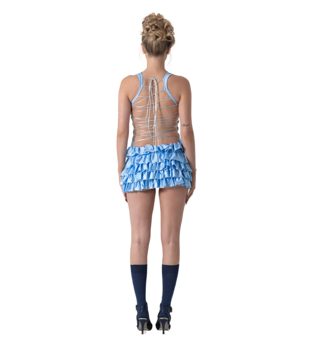 Bye Bambi Madison Mini Dress Blue Size S / AU 8 for rent on The Volte - main image