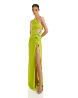 Eliya The Label Arabella Gown Green Size S / AU 8 for rent on The Volte - image 1