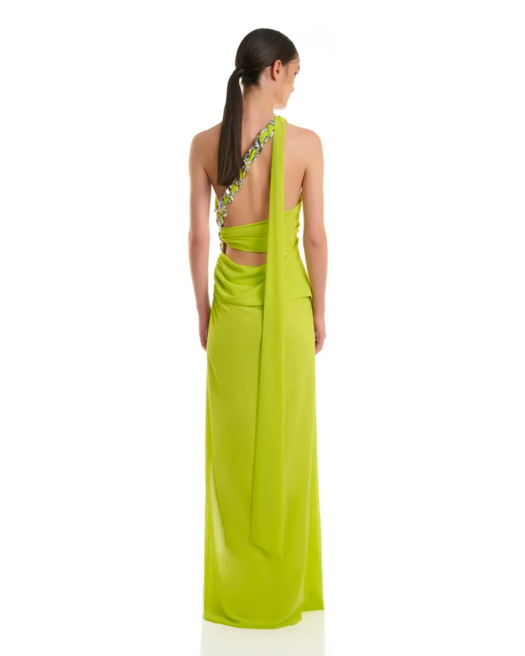 Eliya The Label Arabella Gown Green Size S / AU 8 for rent on The Volte - main image
