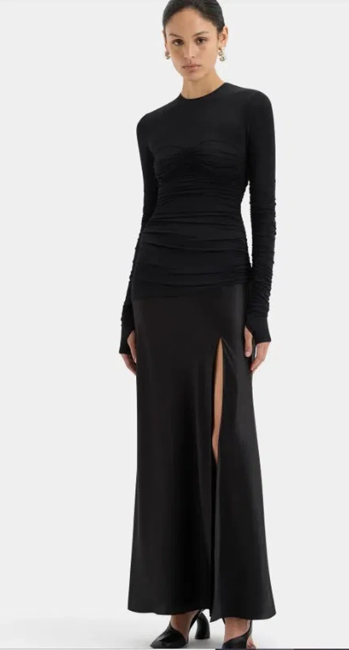 Sir Alessia Draped Gown Size 3 (12) - Image 2