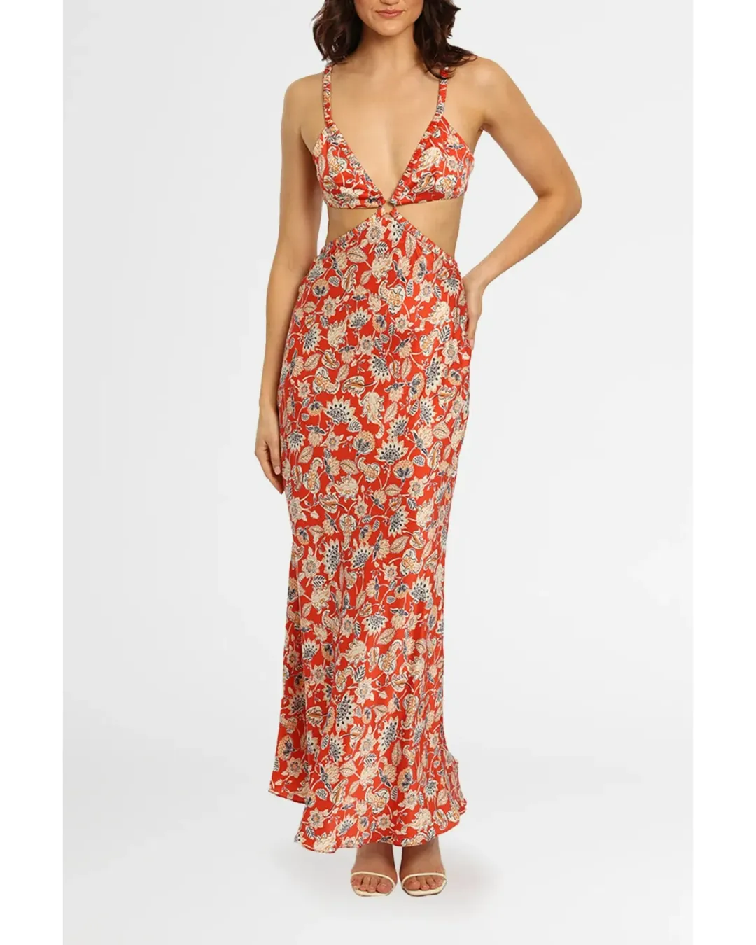 Bec & Bridge Ruby Maxi Dress Print Size AU 10 for rent on The Volte - main image