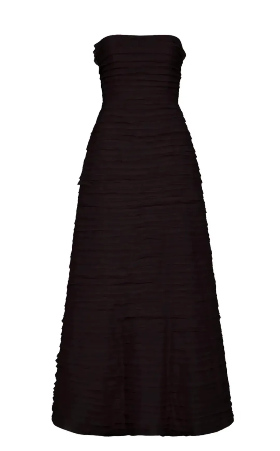 AJE SOUNDSCAPE MAXI DRESS BLACK SIZE 8 for rent on The Volte - main image