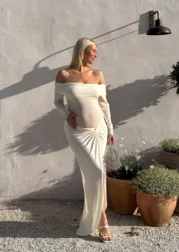 Bumpsuit Maternity Set White Size S/Au 8 for rent on The Volte - image 1