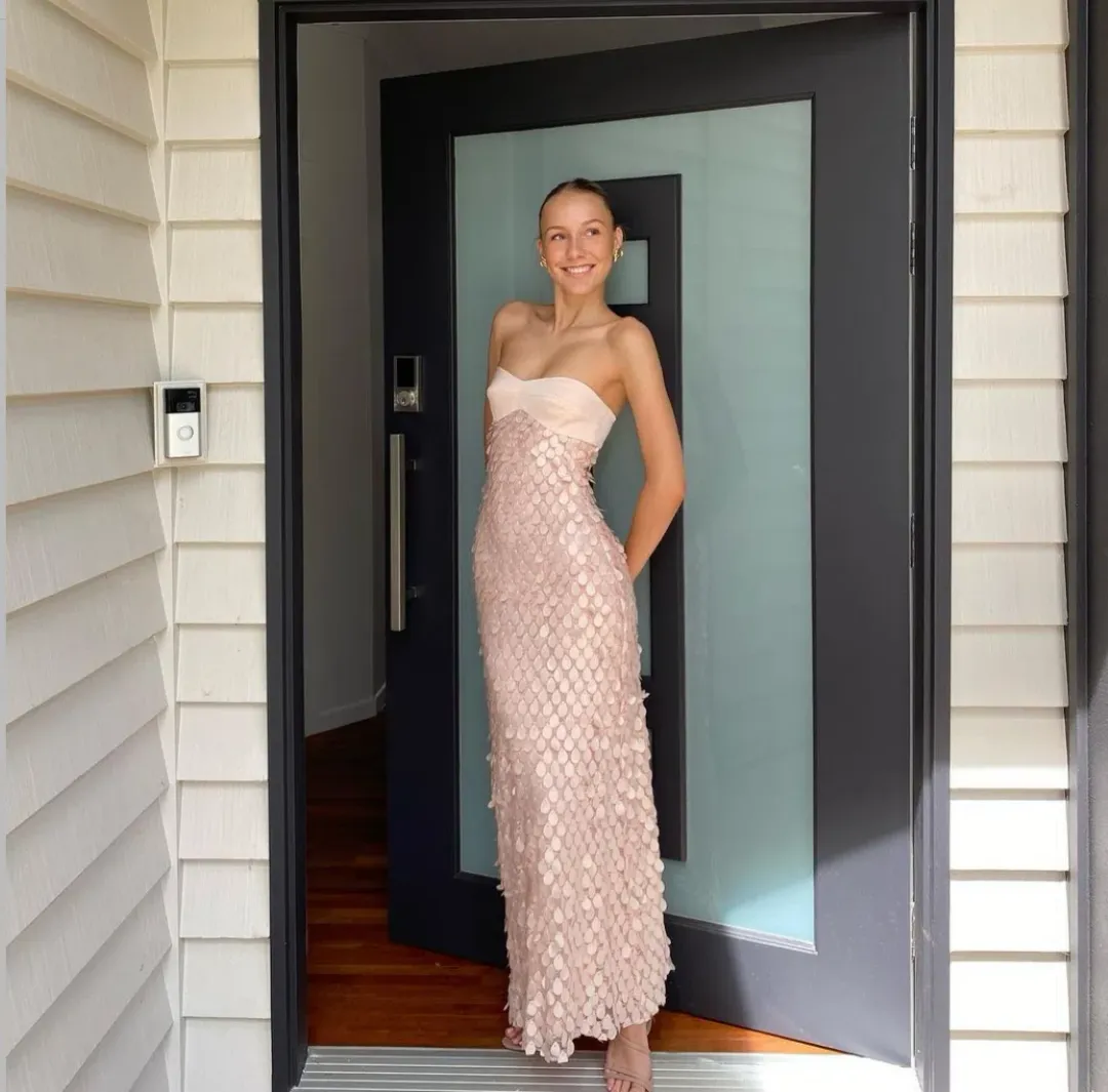 Manning Cartell Supreme Extreme Balconette Dress Rosewater Size 8 for rent on The Volte - main image