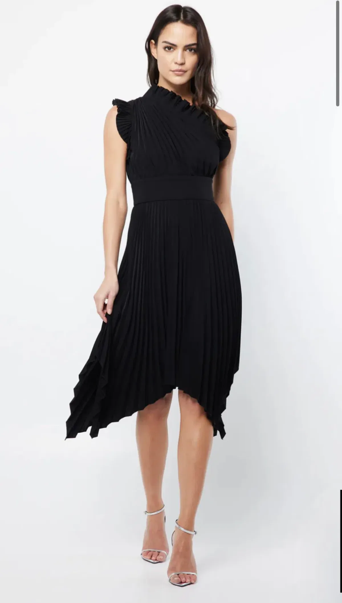 Mossman THE LADY LIKE MIDI DRESS Black Size AU 10 - Image 3