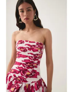 Aje Behold Maxi Dress in Boldly Blooming Size AU 6 for rent on The Volte - image 3