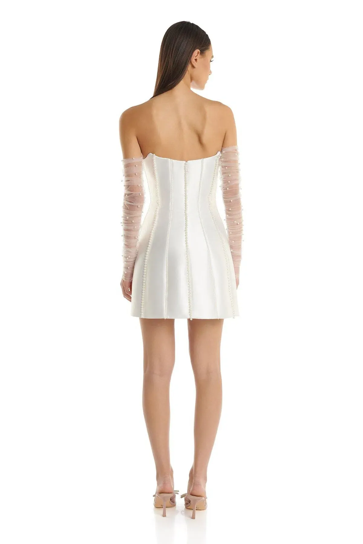 Eliya The Label Kayla Mini Dress White Size S / AU 8 - Image 3