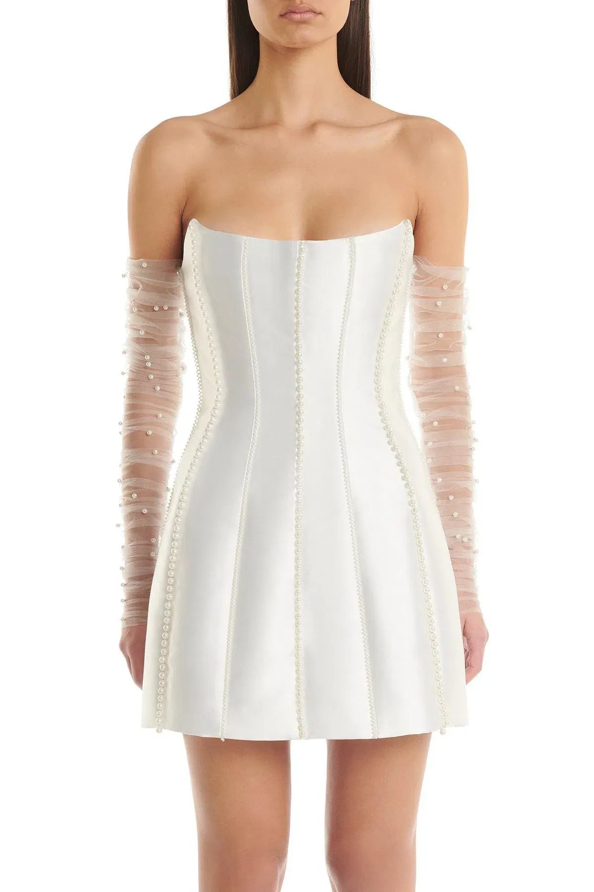 Eliya The Label Kayla Mini Dress White Size S / AU 8 - Image 2