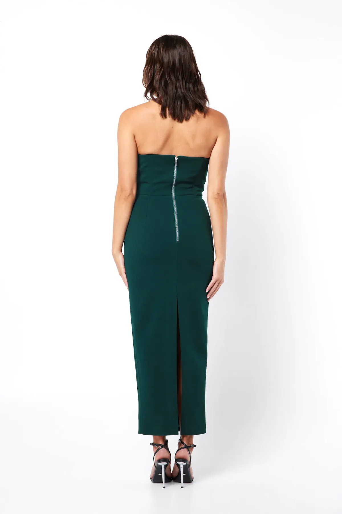Mossman Vice Versa Midi Dress in Teal Size 6 - Image 3