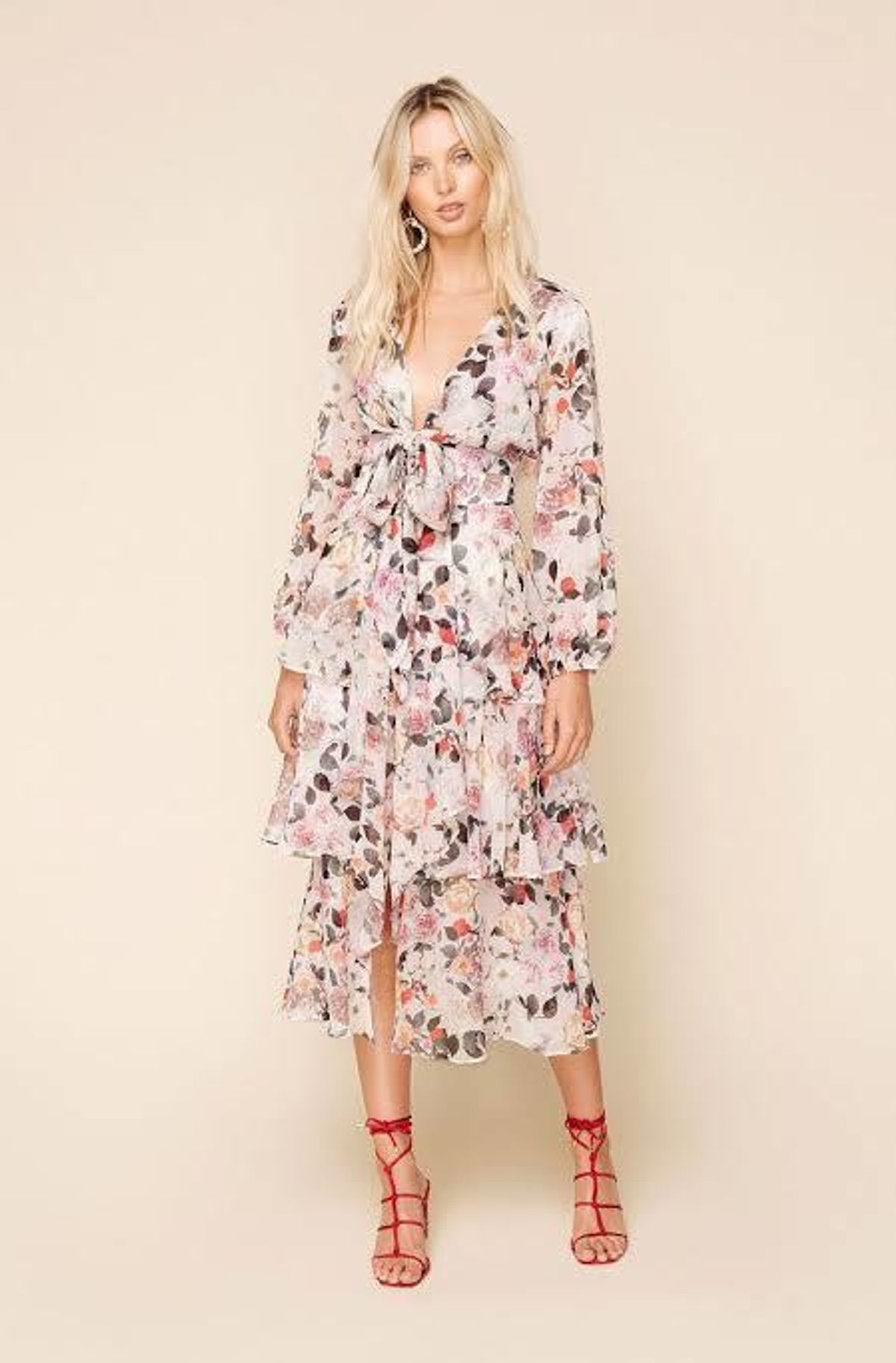 Sheike Tilly Midi Dress Floral Size 14 - Image 1