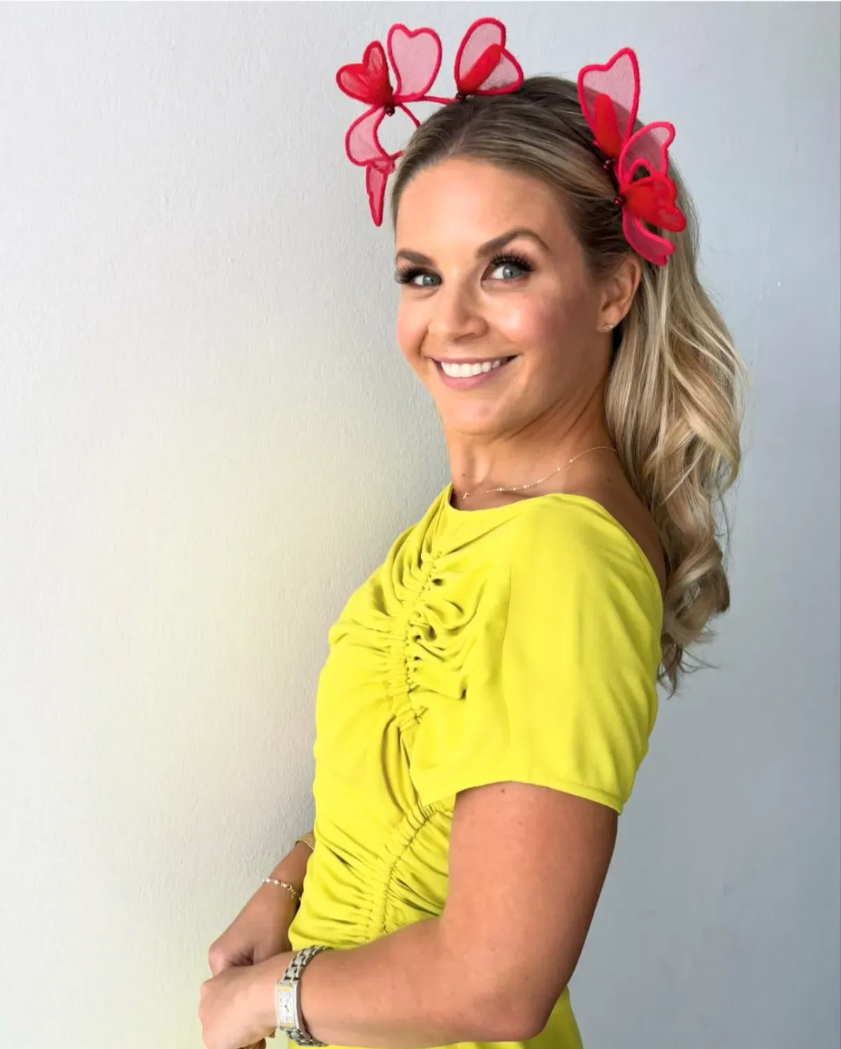 Head to Heart Headpiece by Lisa Hughes Millinery for rent on The Volte - main image