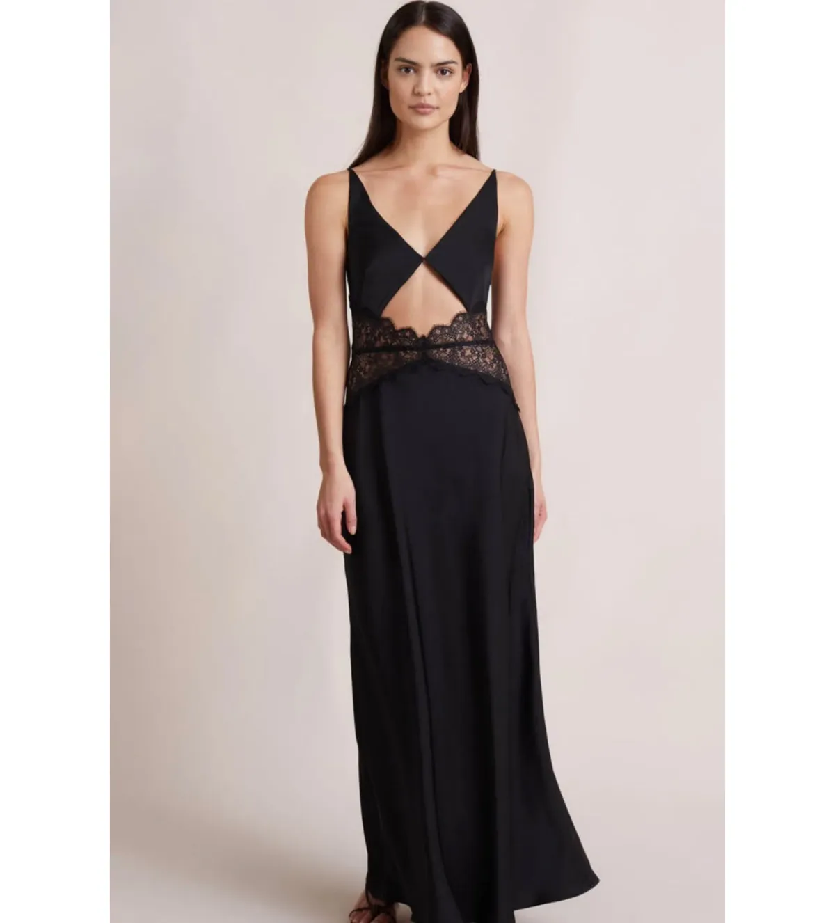 Bec & Bridge Camille Maxi Dress Black Size 8 for rent on The Volte - main image