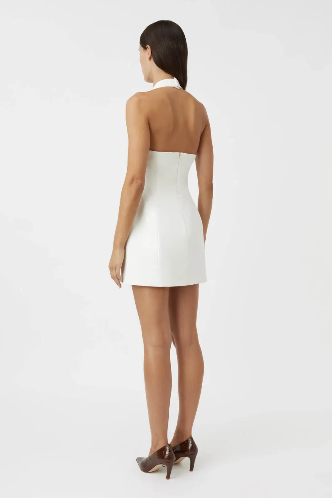 Camilla and Marc Petra Mini Dress in White Size 8 for rent on The Volte - main image