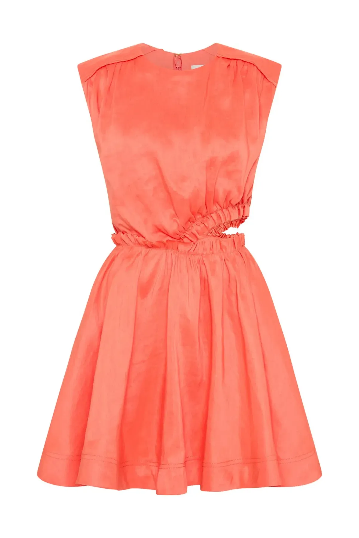 AJE Holly Mini Dress Coral Size 10 - Image 3