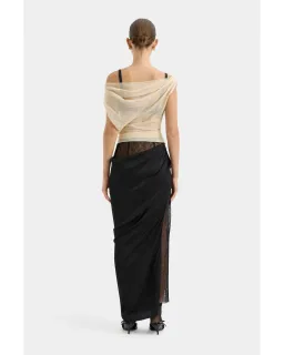 Sir the Label Strobe Cowl Top Bone Size 2 / AU 10 for rent on The Volte - image 4