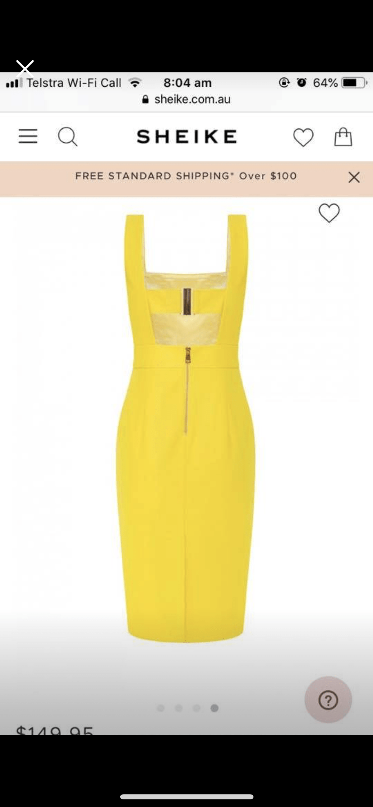 Sheike Renegade Dress - Citrus - Image 4