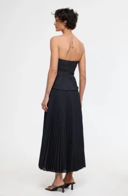 Acler Black Bristol Midi Dress in Black Size AU 10 for rent on The Volte - image 3