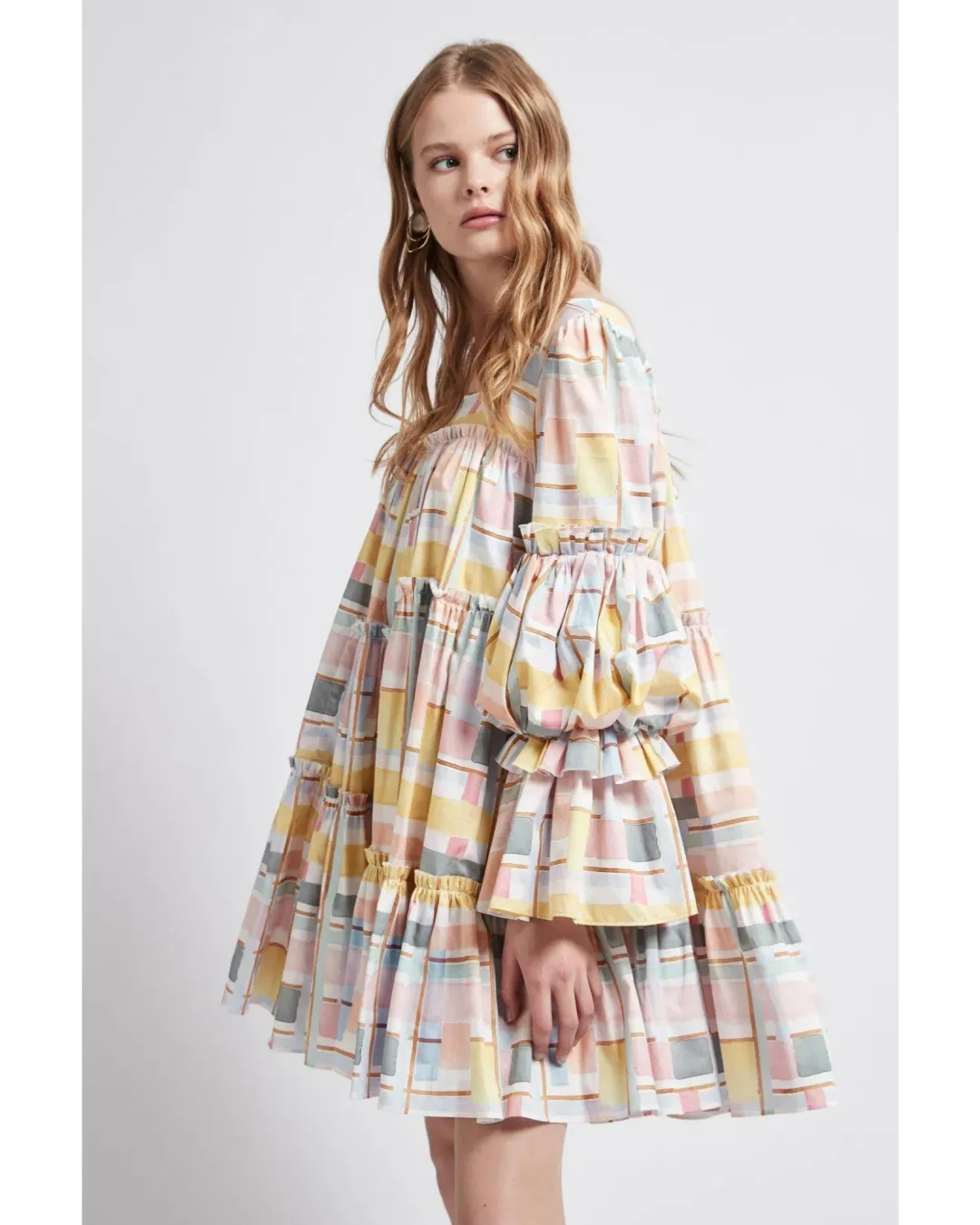 Aje L’Esprit Mini Dress Multi Size AU 6 for rent on The Volte - main image
