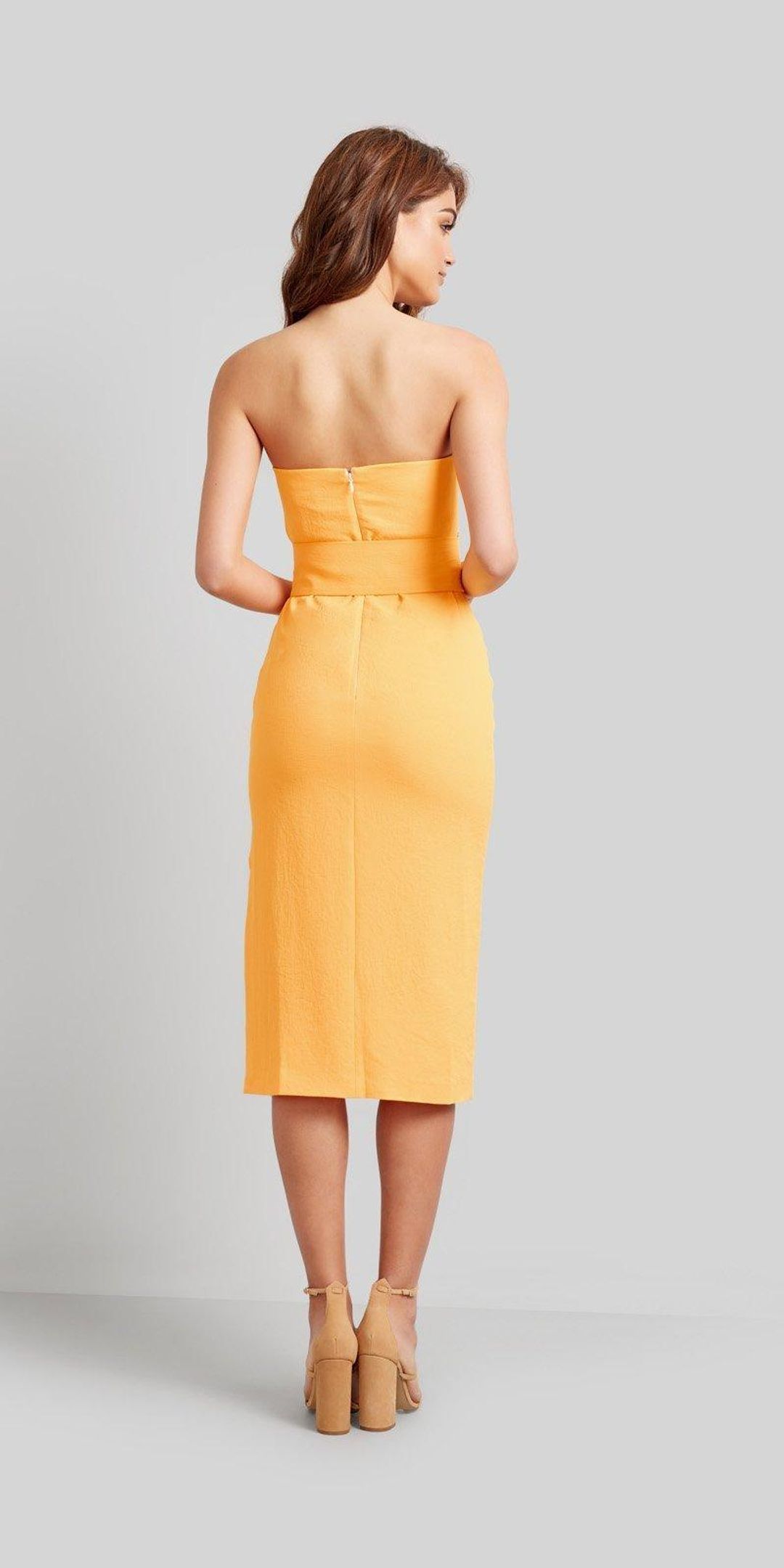 Kookai Erica Dress - Honeycomb for rent on The Volte - main image