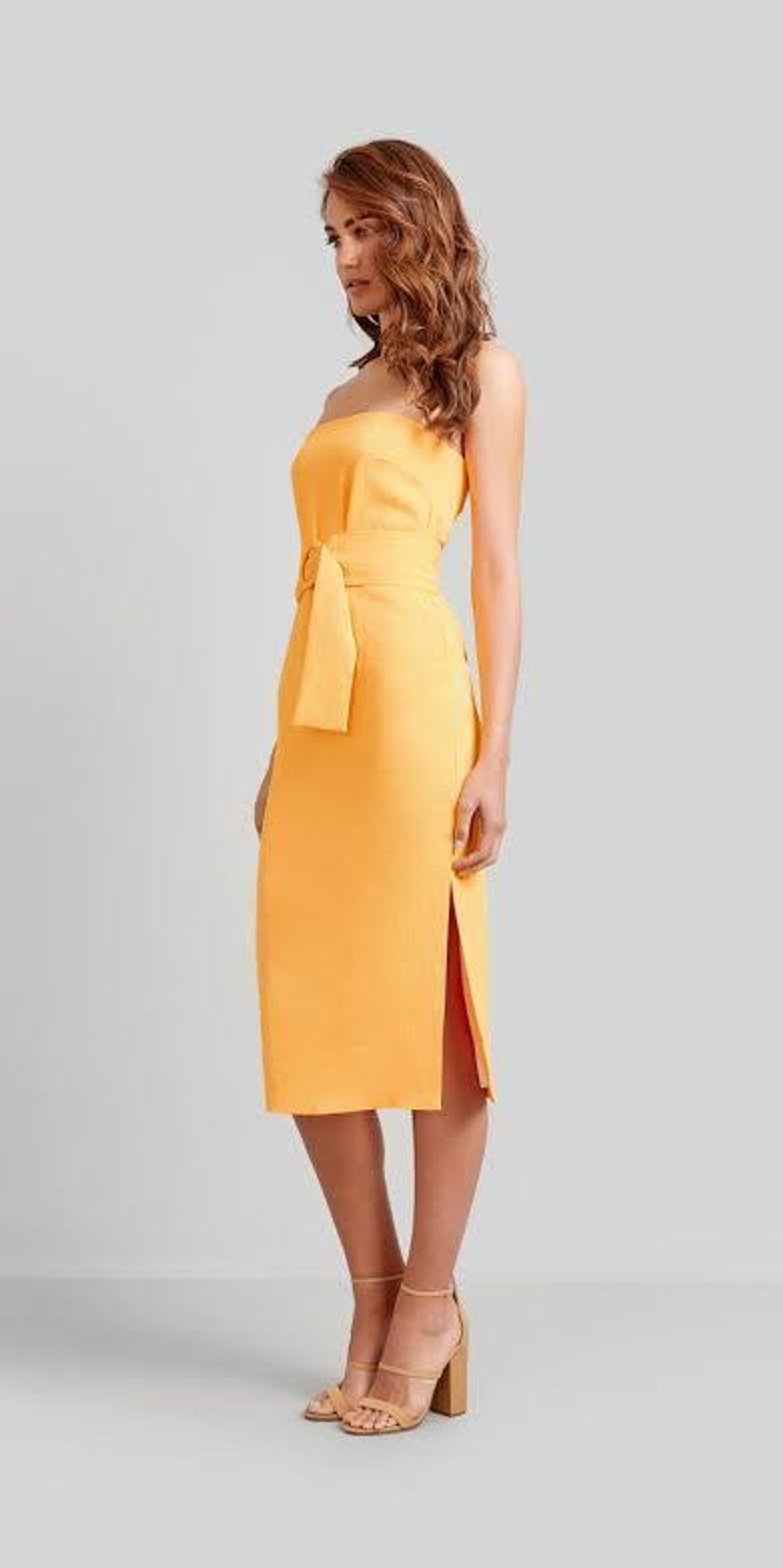 Kookai Erica Dress - Honeycomb for rent on The Volte - main image