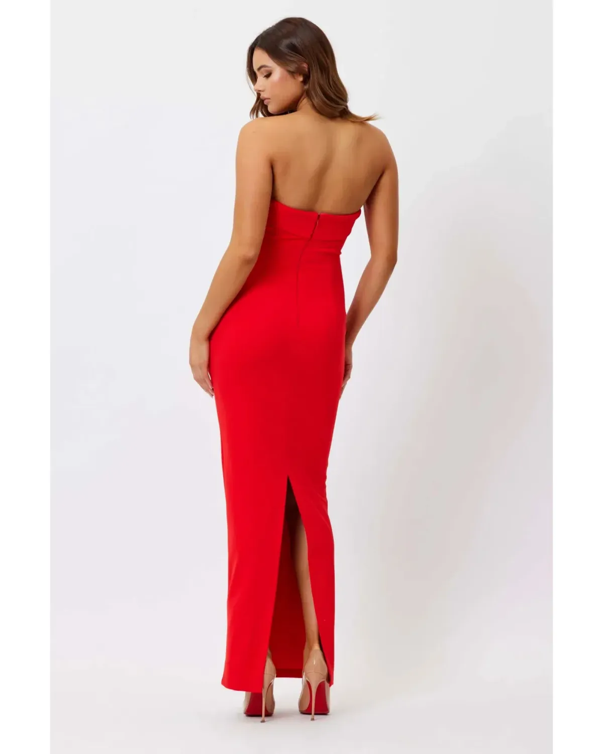 Bianca & Bridgett Adriana Dress Red Size AU 6 - Image 2