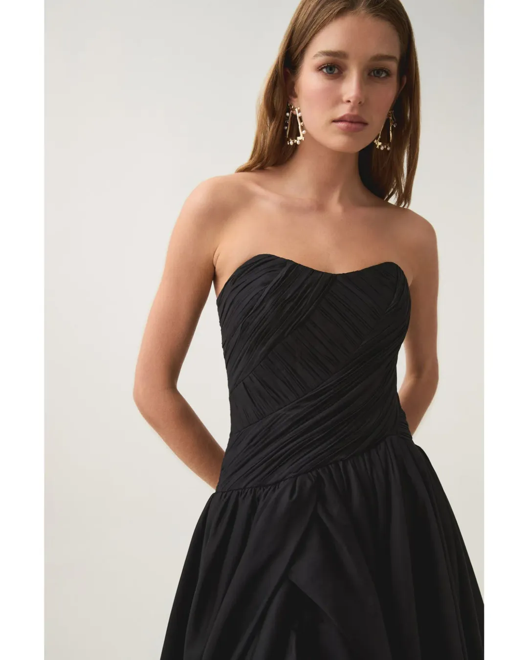Aje Spatial Maxi Dress In Black Size AU 10 for rent on The Volte - main image