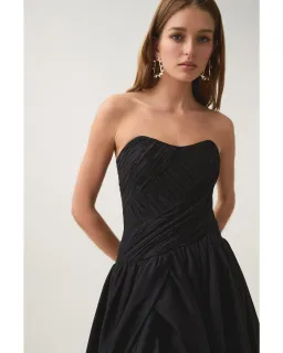 Aje Spatial Maxi Dress In Black Size AU 10 for rent on The Volte - image 2