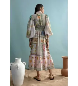 Alemais Emma Gale Shirt Dress Multi Print Size 8 for rent on The Volte - image 2