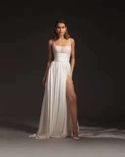 Galia Lahav Tammy Dress White Size 14 for rent on The Volte - image 1