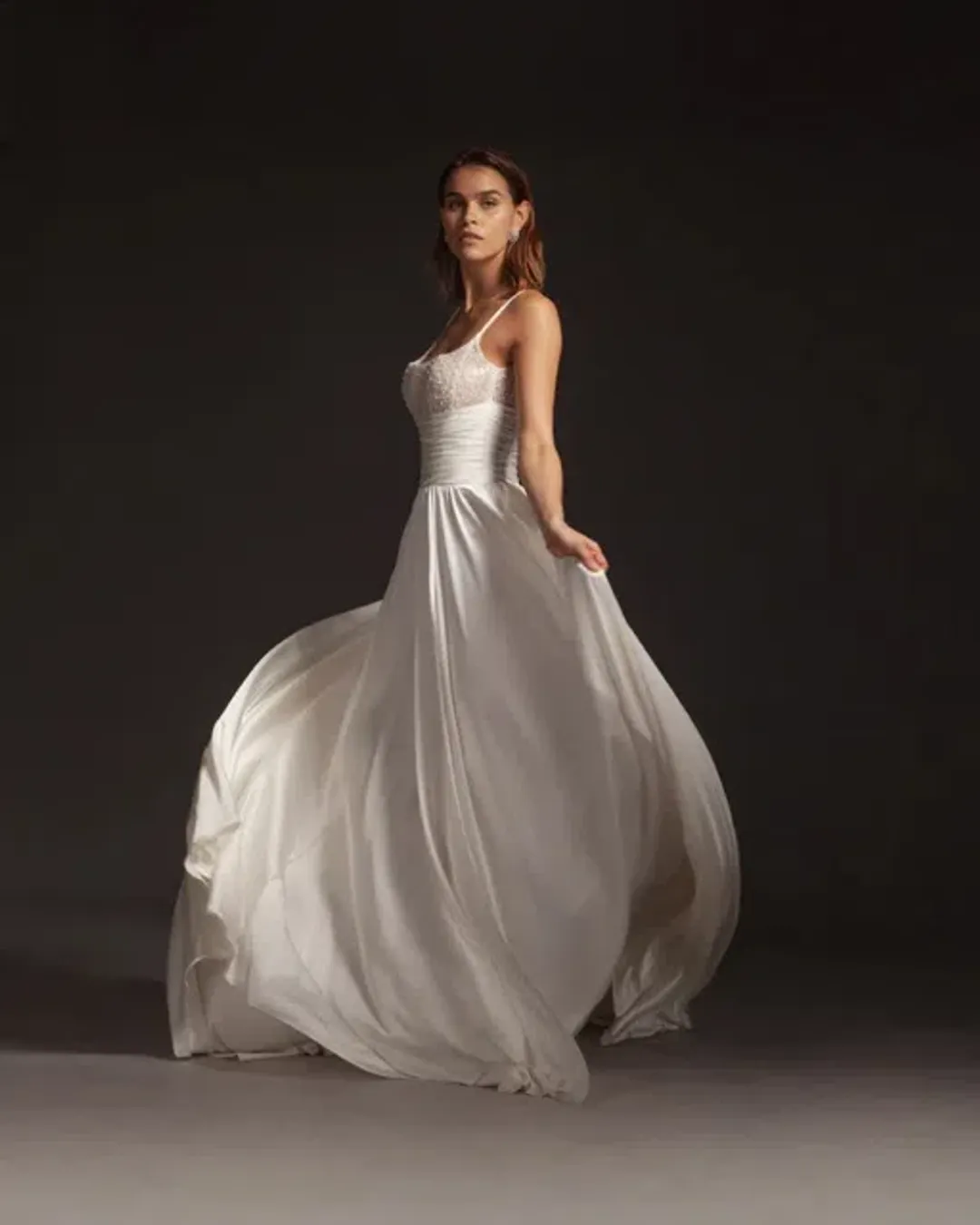 Galia Lahav Tammy Dress White Size 14 for rent on The Volte - main image