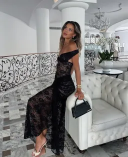 Natalie Rolt Aubrey Dress Black Size 1 / AU 8 for rent on The Volte - image 2