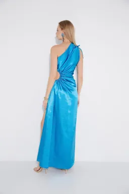Sonya Moda Nour Maxi Dress Cyan Size 6 for rent on The Volte - image 2